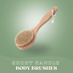 SaveItMom™ Natural Bristle Body Brushes