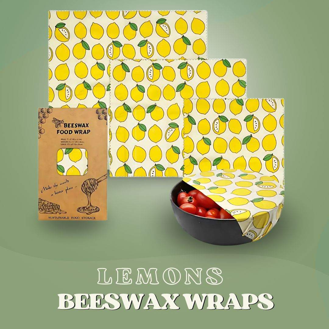 SaveItMom™ Reusable Beeswax Wraps (3-Pack)