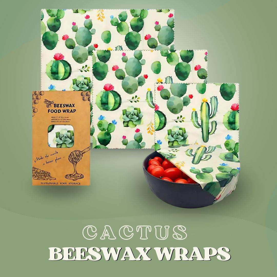 SaveItMom™ Reusable Beeswax Wraps (3-Pack)