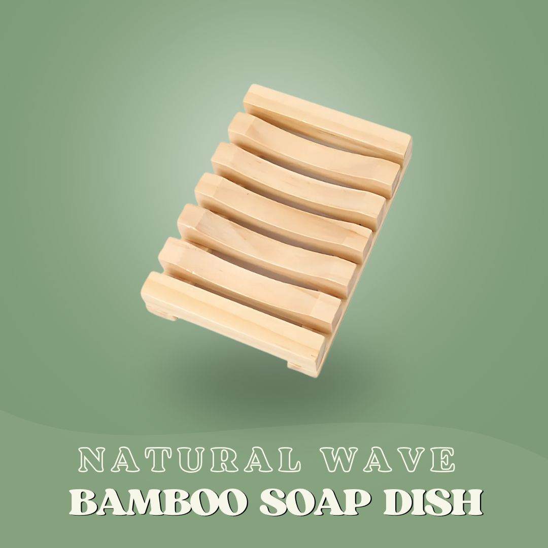 SaveItMom™ Bamboo Soap Holder with Drainage