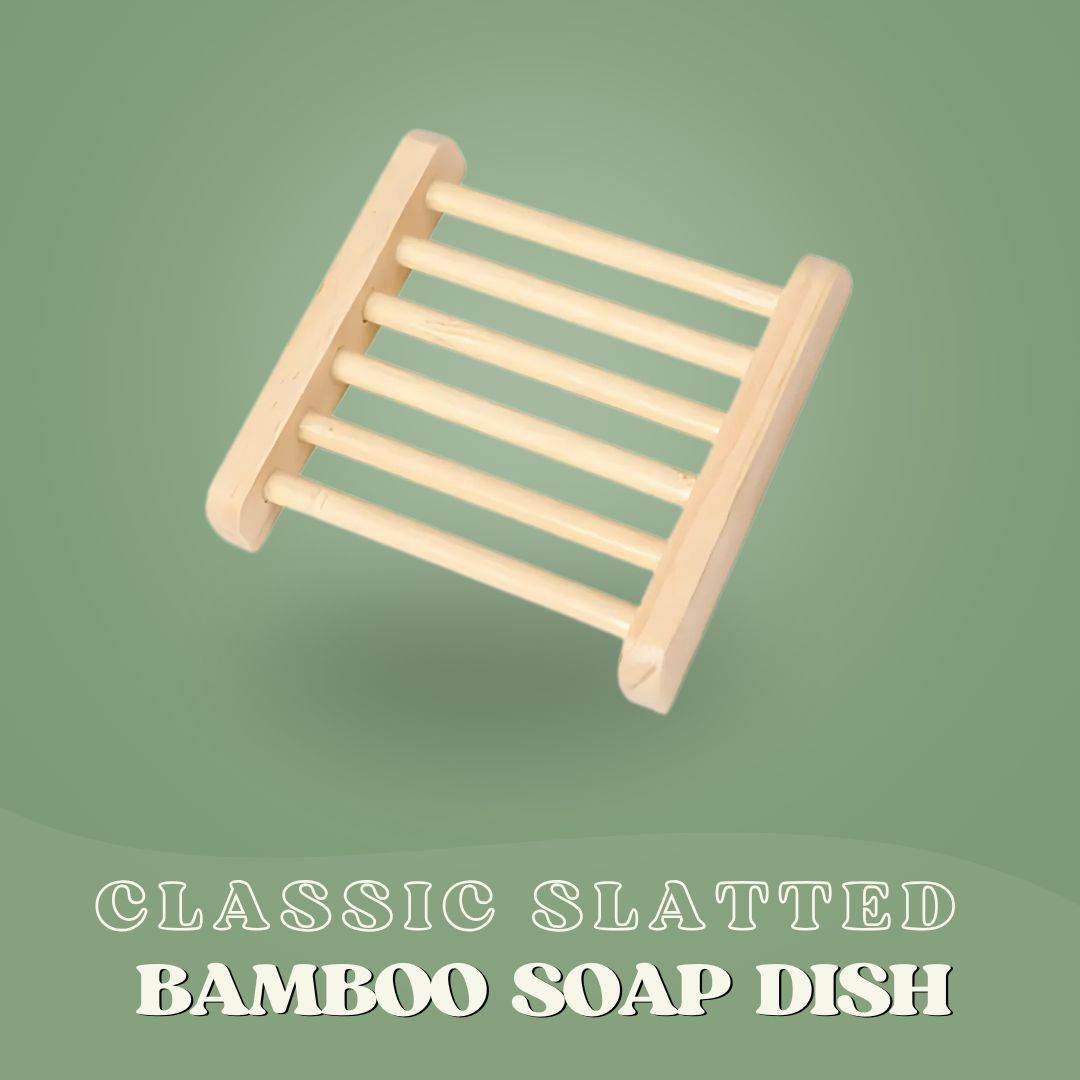 SaveItMom™ Bamboo Soap Holder with Drainage