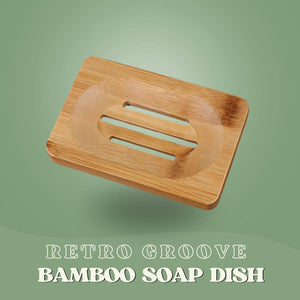 SaveItMom™ Bamboo Soap Holder with Drainage