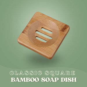 SaveItMom™ Bamboo Soap Holder with Drainage