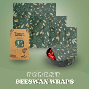 SaveItMom™ Reusable Beeswax Wraps (3-Pack)