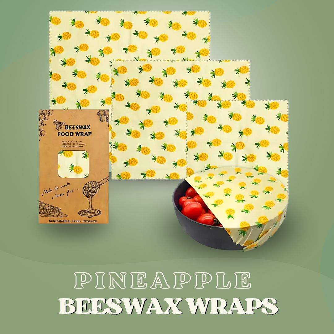 SaveItMom™ Reusable Beeswax Wraps (3-Pack)