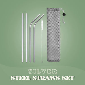 SaveItMom™ Reusable Stainless Steel Straws