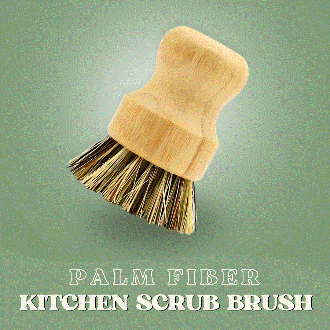 SaveItMom™ Bamboo Scrub Brushes