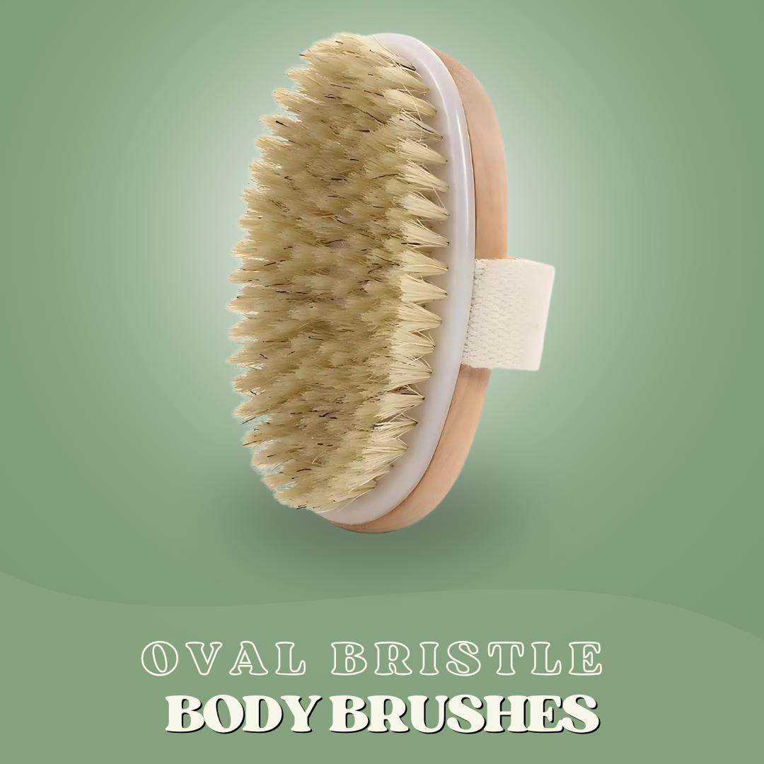 SaveItMom™ Natural Bristle Body Brushes