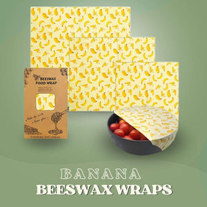 SaveItMom™ Reusable Beeswax Wraps (3-Pack)