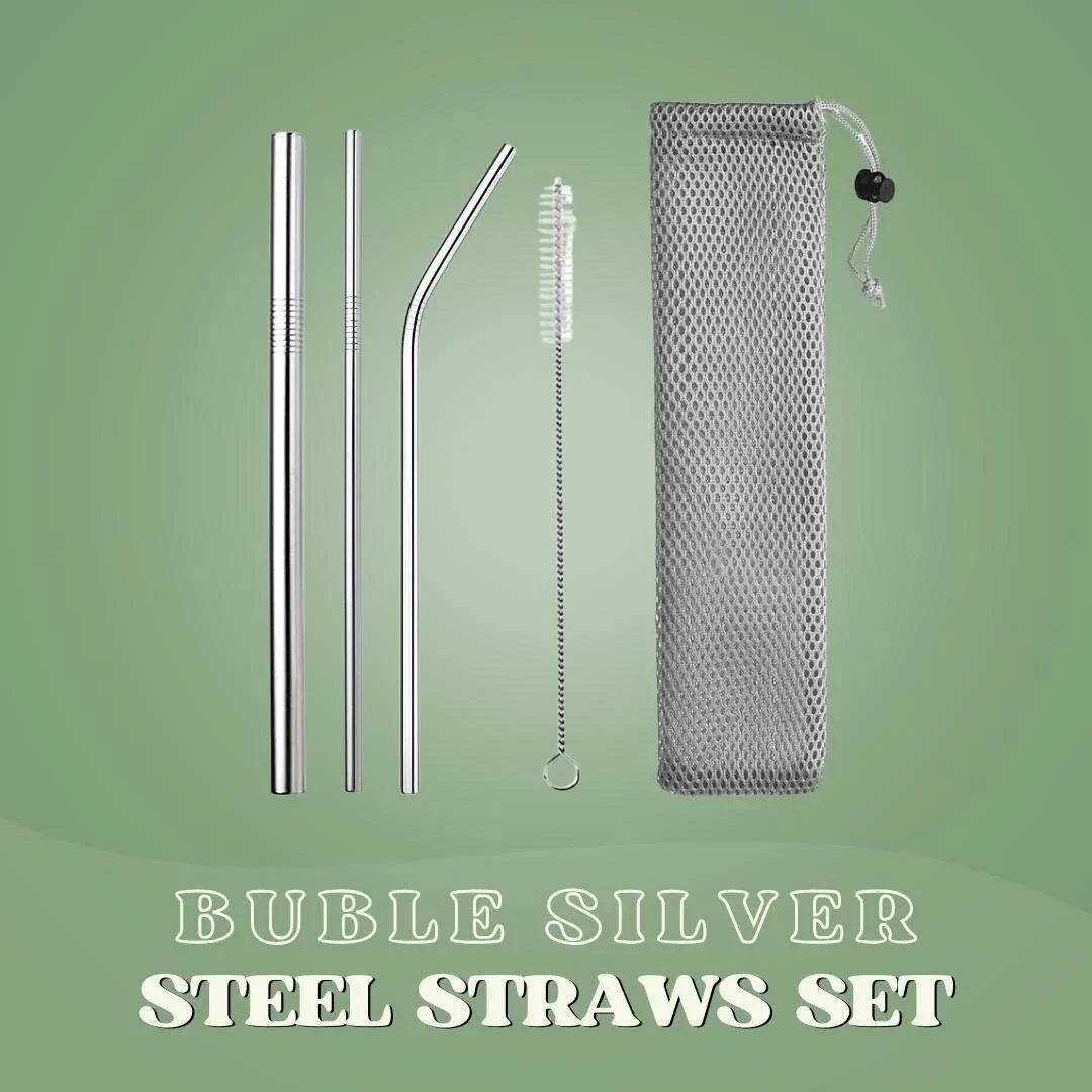 SaveItMom™ Reusable Stainless Steel Straws